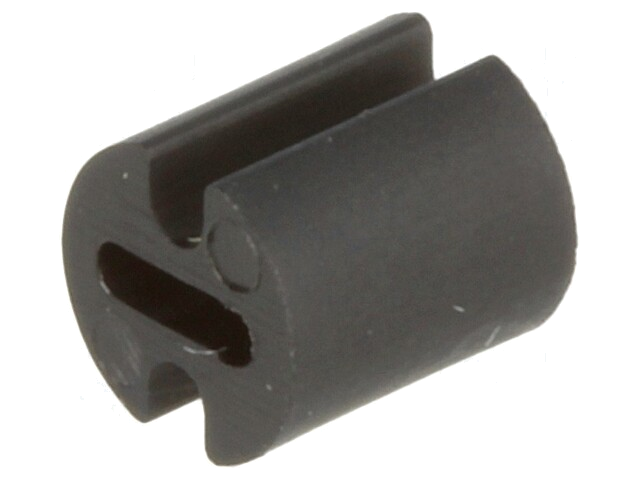 Afstandbus; LED; Øext: 4,5mm; ØLED: 3mm; L: 5mm; zwart; UL94V-2 Afstandbus; LED; Øext: 4,5mm; ØLED: 3mm; L: 5mm; zwart; UL94V-2
